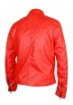 Men's Red Cafe Racer Jacket